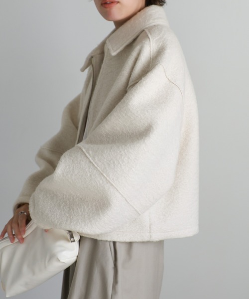 select MOCA（セレクトモカ） ブルゾン アウター ブークレステンカラ