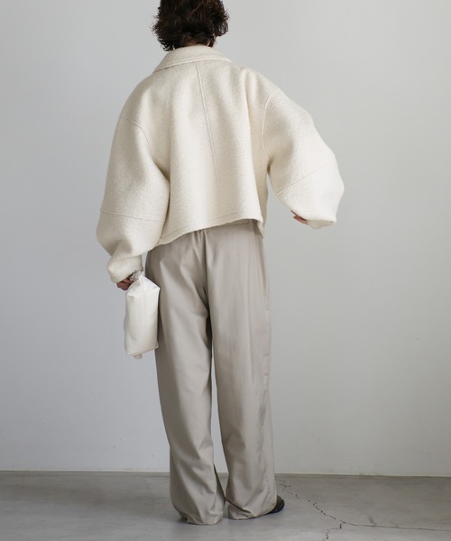 ジャケット・アウター moca select MOCA（セレクトモカ） ブルゾン アウター ブークレステンカラ