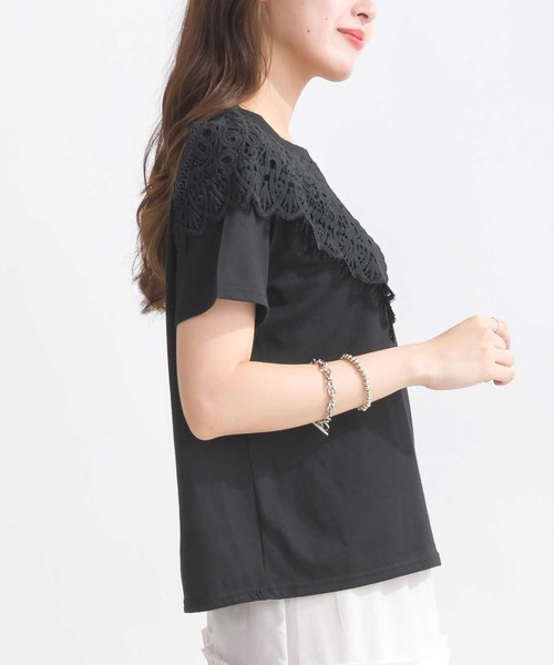 tシャツ 60／- プレーティング天竺 キレイめTシャツ レディース TISSU｜ヘビープレーティング 天竺 ラグラン Tシャツ ts200ct080
