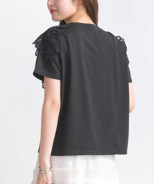 PICCIN tシャツ 「WEB限定」ビッグカラー天竺Tシャツ レディース