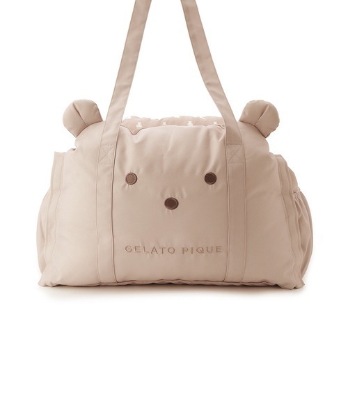 ハ*ム様 【新品】gelato pique ベアモチーフドライブベッド BEG gelato pique（ジェラートピケ）【CAT&DOG】【販路限定商品
