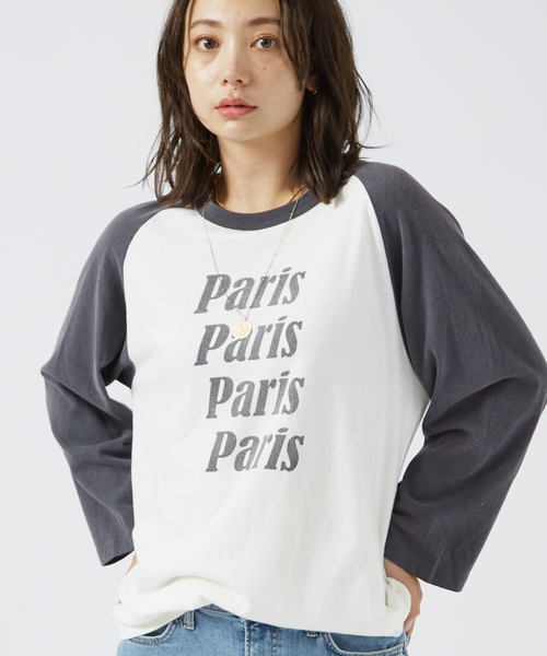 tシャツ 「R JUBILEE/アール ジュビリー」Favorite City TEE / ロゴ ロンT / ラグランスリーブ / ベースボールTシャ