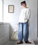 ワイドパンツ ジーンズ デニム デニムパンツ ...の詳細画像1