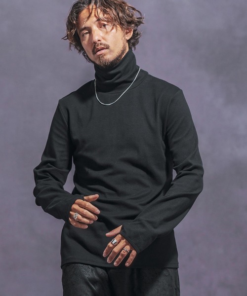 Jih Nunc（ジーヌンク） tシャツ mlt4822- タートルネックカットソー