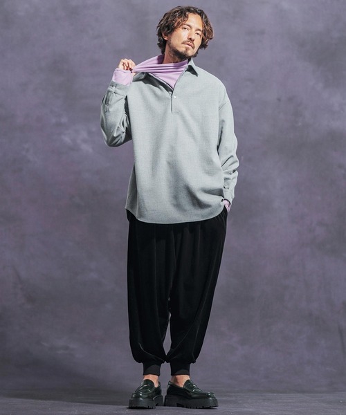Jih Nunc（ジーヌンク） tシャツ mlt4822- タートルネックカットソー