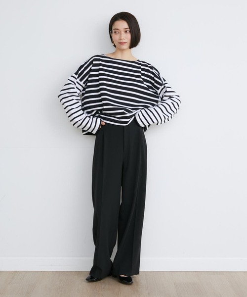 Leminor / ルミノア PETIT COPAIN COURT ボーダー 長袖カットソー Le Minor tシャツ 「別注アイテム」PETIT COPAIN COURT ボーダー
