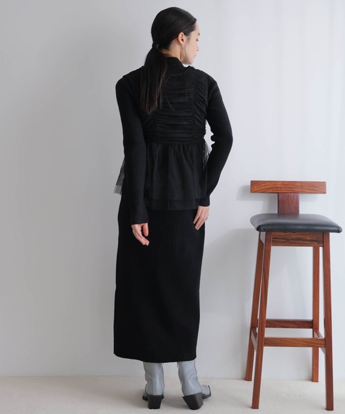 LADYMADE（レディメイド） ワンピース リボンチュールトップス 