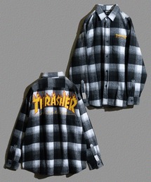 THRASHER（スラッシャー） シャツ 「at」「THRASHER」オンブレチェック