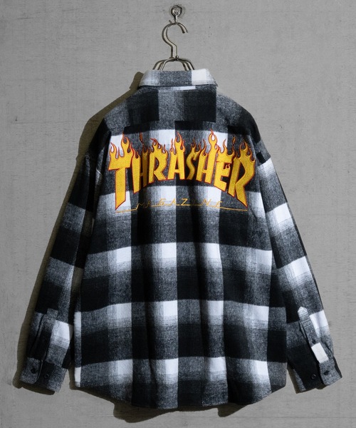 THRASHER（スラッシャー） シャツ 「at」「THRASHER/スラッシャー