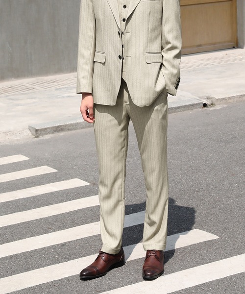 Cloudstyle セットアップ 「Cloudstyle」ストライプ シングル2ボタン