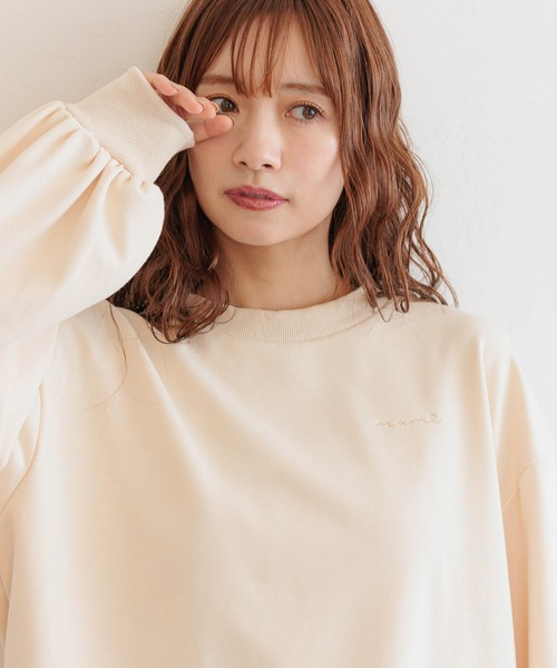 mysty woman（ミスティウーマン） トレーナー スウェット 「スタッフ