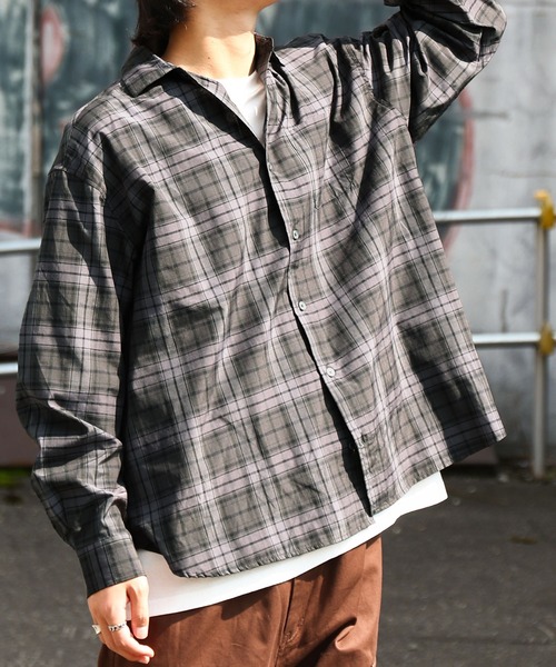 ZIP FIVE（ジップ ファイブ） シャツ CVCブロード 長袖 レギュラー