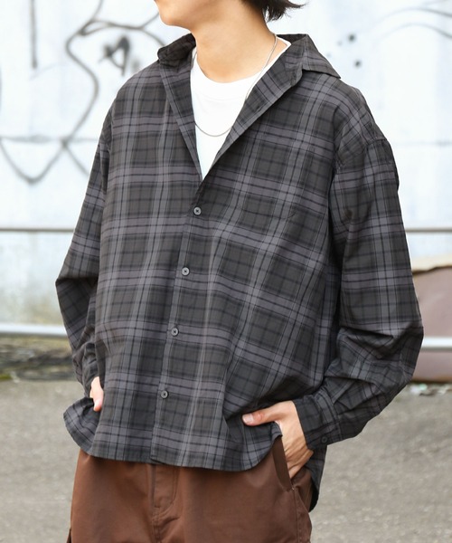 ZIP FIVE（ジップ ファイブ） シャツ CVCブロード 長袖 レギュラー