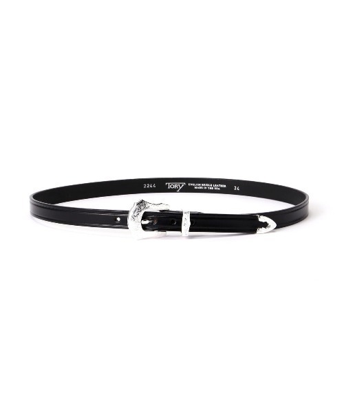 小物 TORY LEATHER 3/4 inch 3-Piece belt TORY LEATHER/トリーレザー 3/4 inch 3-Piece Silver Buckle Set