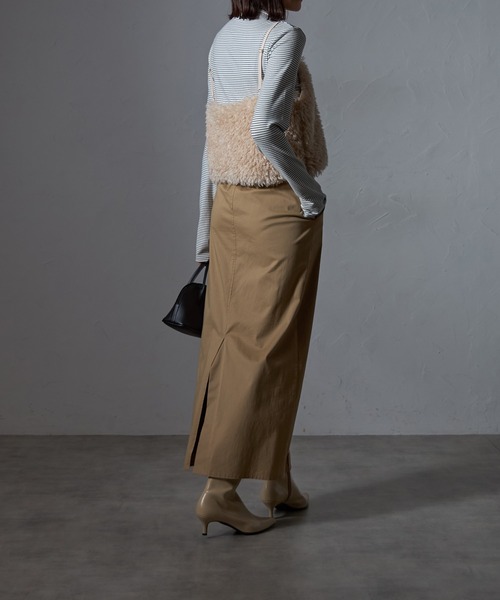 each alchemist ベスト ジレ もこもこボアキャミビスチェ レディース