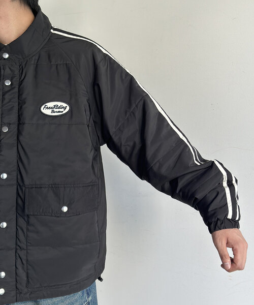 CPCM（シーピーシーエム） ブルゾン アウター 中綿ワッペン付き