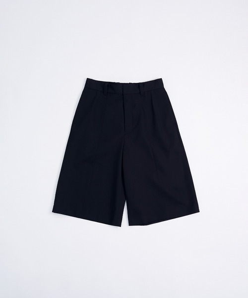 LAPIIS パンツ HEAVY WOOL GABARDINE SHORT TROUSERS メンズ