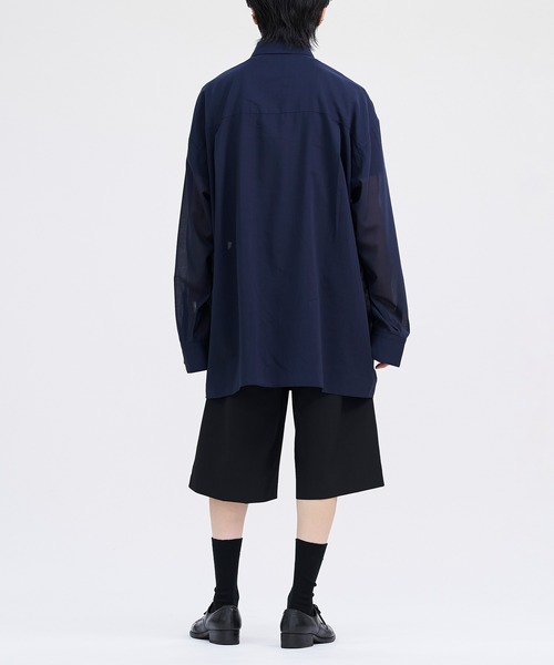 LAPIIS パンツ HEAVY WOOL GABARDINE SHORT TROUSERS メンズ