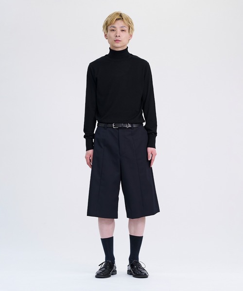 パンツ lapiis HEAVY WOOL GABARDINE SHORT LAPIIS パンツ HEAVY WOOL GABARDINE SHORT TROUSERS メンズ