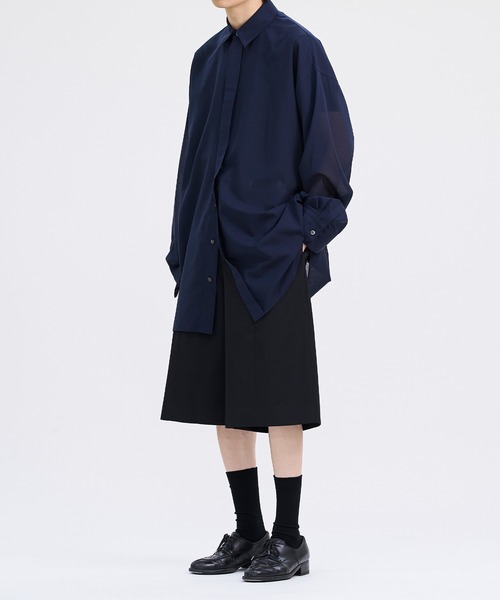 パンツ lapiis HEAVY WOOL GABARDINE SHORT LAPIIS パンツ HEAVY WOOL GABARDINE SHORT TROUSERS メンズ
