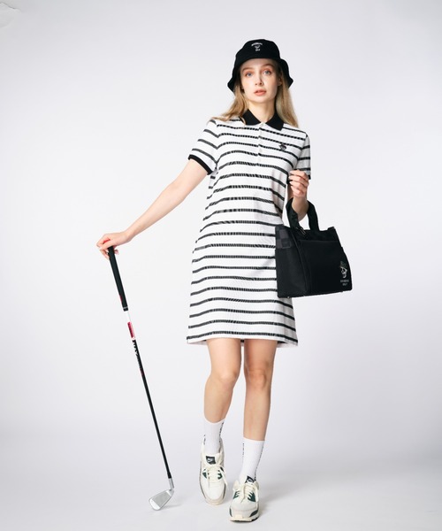 DEVEREUX GOLF ワンピース Classic OX ボーダーワンピース : ZOZOTOWN