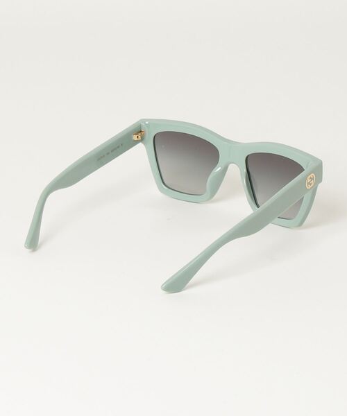 GUCCI グッチ サングラス グレー系 ラメ 縞模様 ユニセックス GUCCI（グッチ） サングラス 「GUCCI/グッチ」スクエア サングラス