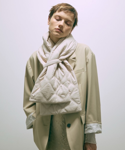 EN NEUME マフラー ストール Quilting Muffler レディース