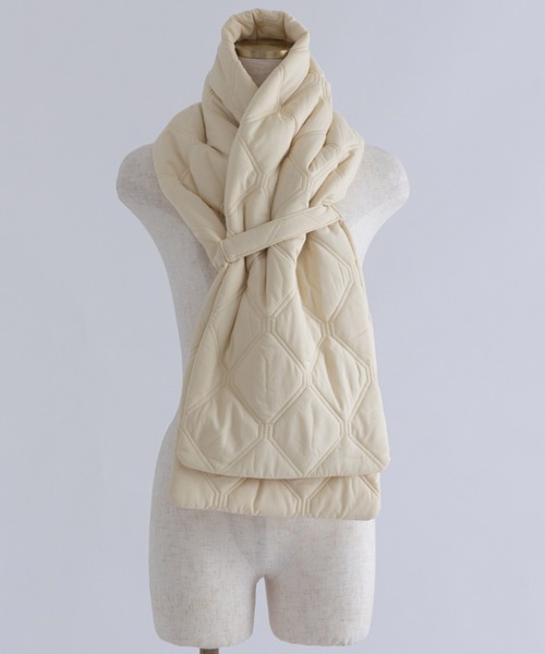 EN NEUME マフラー ストール Quilting Muffler レディース