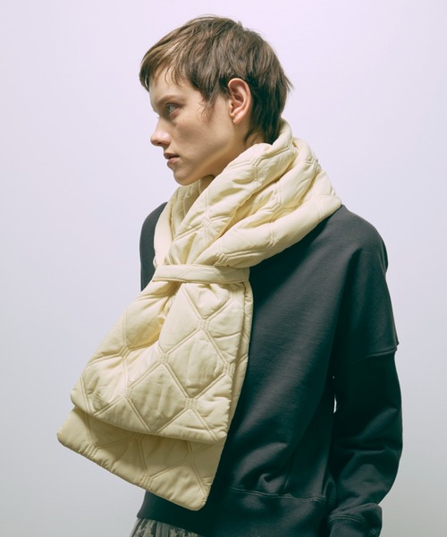 EN NEUME マフラー ストール Quilting Muffler レディース