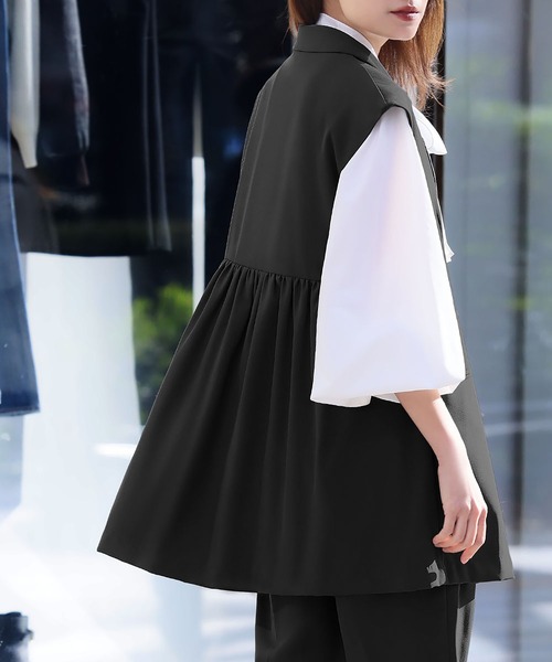 専用　flowfree　フォーマルセットアップ　160　ネイビー　卒服　スカート GIRL DRESS FOR NOW スーツ レディース ブラックフォーマル