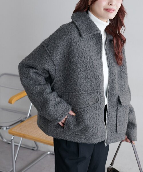 Discoat（ディスコート） ブルゾン アウター 「WEB限定」WポケットZIP