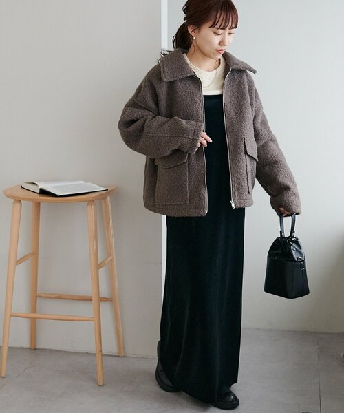 Discoat（ディスコート） ブルゾン アウター 「WEB限定」WポケットZIP