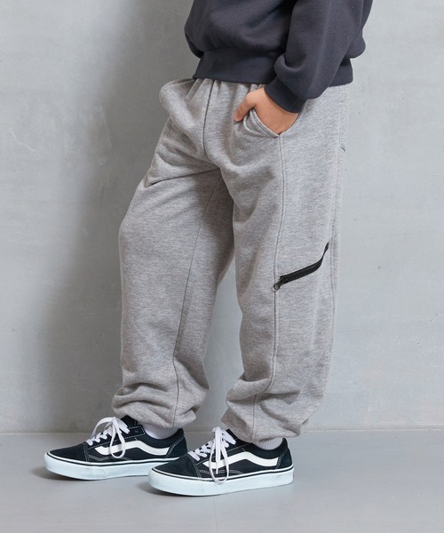 Kakaページ coca（コカ） パンツ キッズ サイドファスナー スウェットジョガー