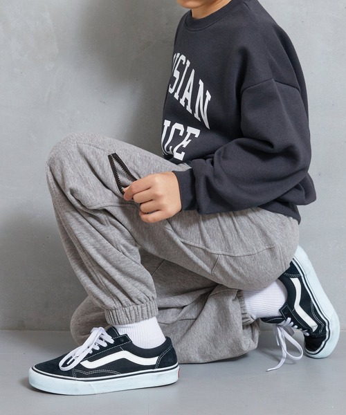 coca（コカ） パンツ キッズ サイドファスナー スウェットジョガー