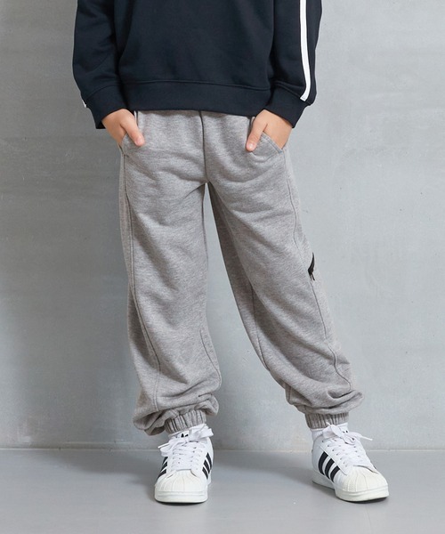 coca（コカ） パンツ キッズ サイドファスナー スウェットジョガー