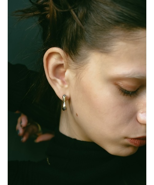 SYKIA ピアス Stone Square Pierce レディース : ZOZOTOWN Yahoo