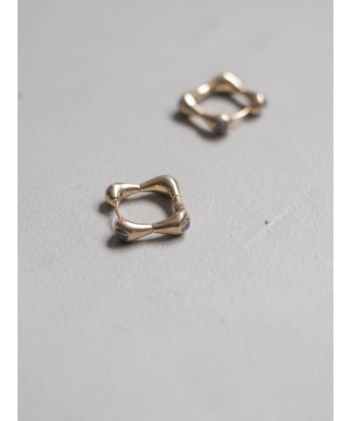 SYKIA（シキア） ピアス Stone Square Pierce レディース : ZOZOTOWN