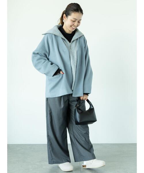 lawgy シャギージャケットコート ホワイト シャギージャケットコート – poláura OFFICIAL ONLINE STORE