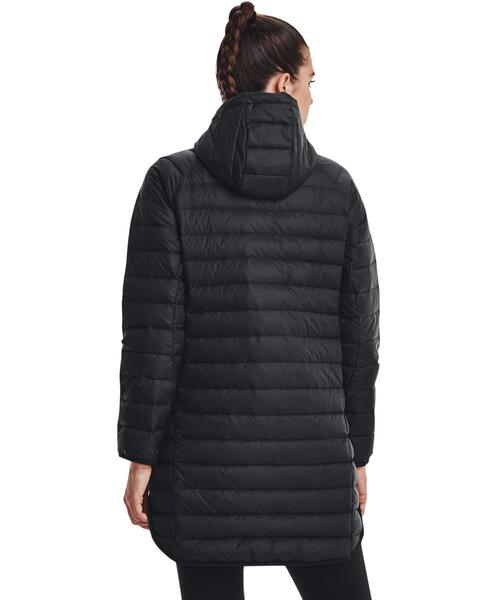 「UNDER ARMOUR」 ダウンコート M ブラック レディース