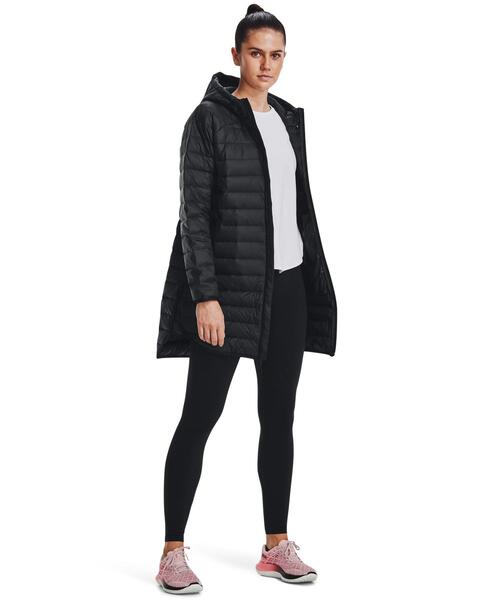 「UNDER ARMOUR」 ダウンコート M ブラック レディース