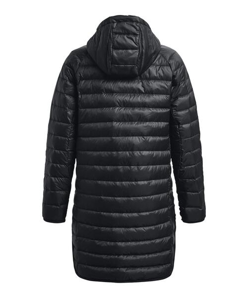 「UNDER ARMOUR」 ダウンコート M ブラック レディース