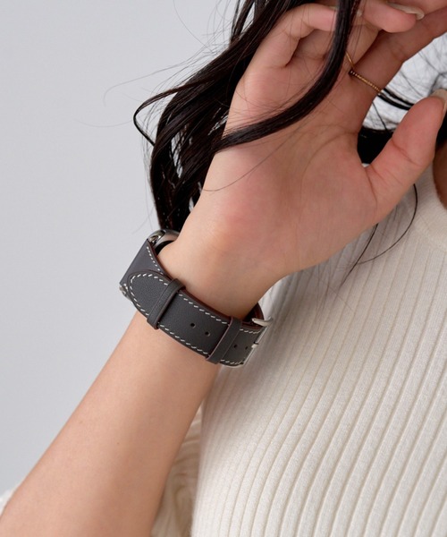 腕時計 アップルウォッチバンド スイフトレザー 本革 「42(Series1/2/3