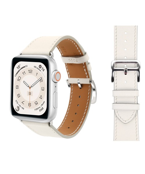腕時計 アップルウォッチバンド スイフトレザー 本革 「42(Series1/2/3