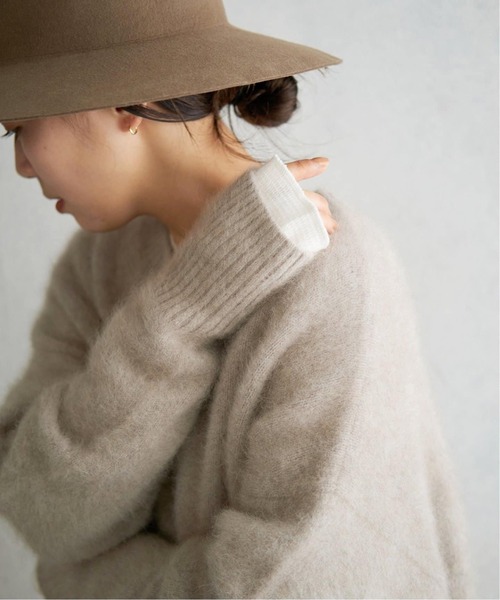 plage fur nuance プルオーバー　ニット plage ニット 「WEB限定追加」Fur Nuance プルオーバー2