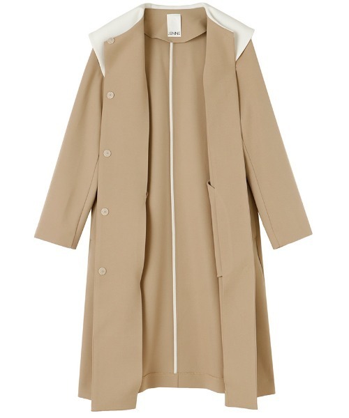 JENNE ウールコート ベージュ Lサイズ リッチファーウールコート｜JENNE(ジェンヌ)公式通販：パリジェンヌの