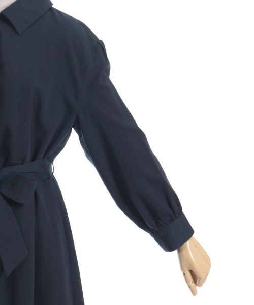 axes femme トレンチコート コート バックフリルトレンチコート