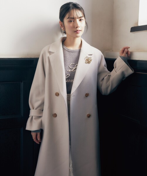 Couture Brooch（クチュール ブローチ） チェスターコート 36