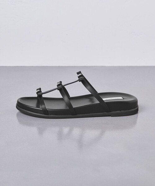 UNITED ARROWS サンダル 3リボン ミュール レディース