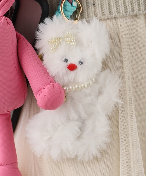 ROOP TOKYO キーホルダー Fluffy Animal Key Chain /ふわふわ カラフル