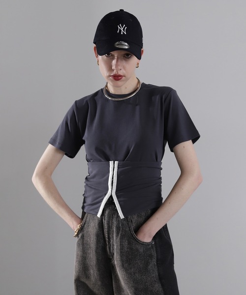 ROSE BUD（ローズバッド） tシャツ 半袖 バンドゥセットTシャツ